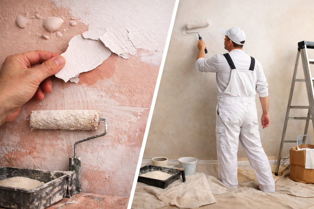 paint-failure-on-new-plaster-vs-professional-mist-coat-application